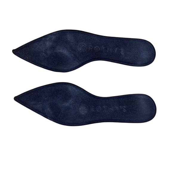 Rothy's Womens Size 5 Navy Blue Pointed Toe Flats VGUC - Picture 13 of 14